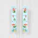 Handcrafted Acacia Wood Mermaid Cupboard Handles Set